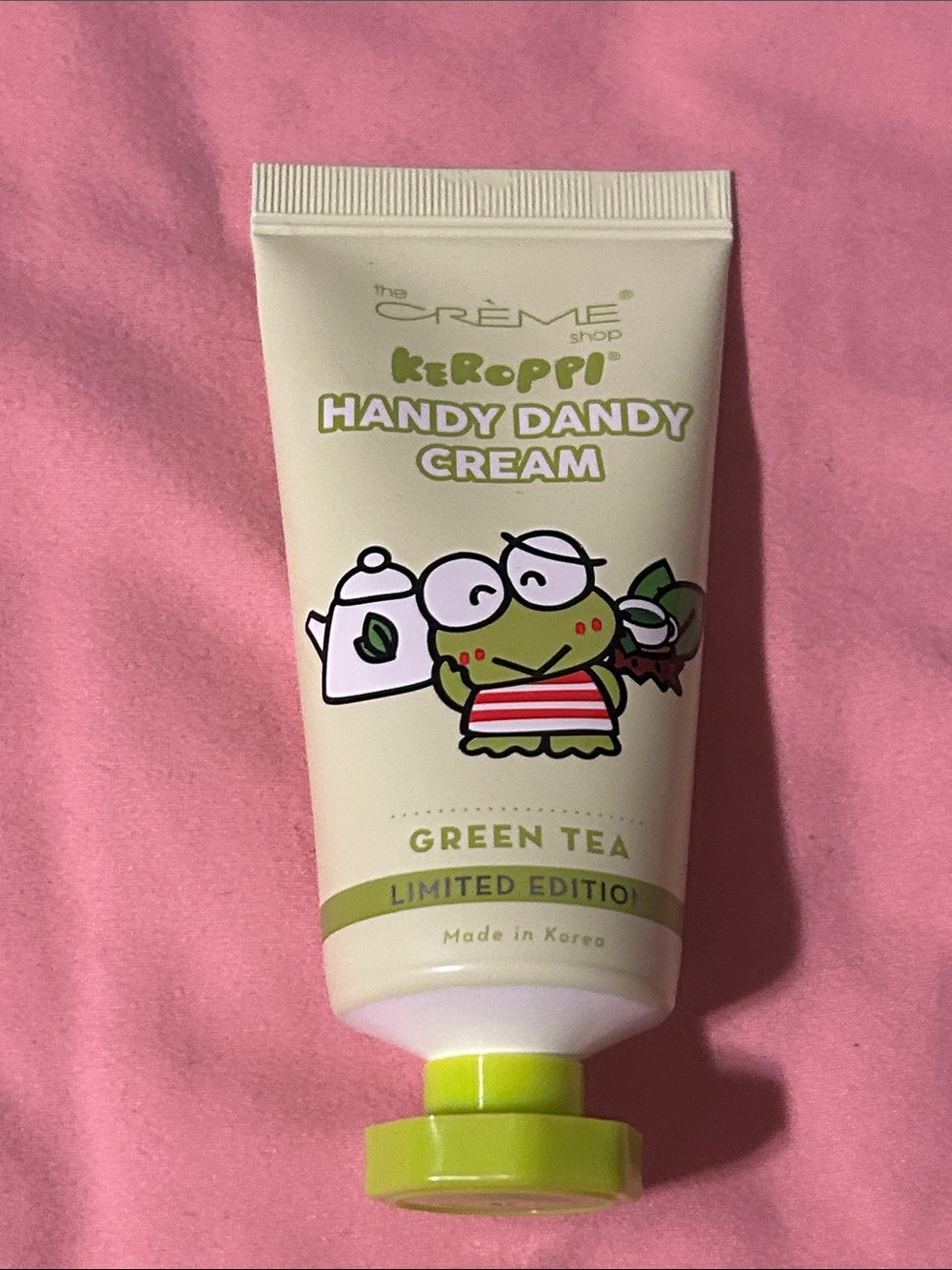 The Crème Shop X Keroppi Limited Edition Handy Dandy Cream